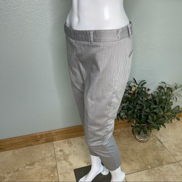 Urban Outfitters BDG Gray Herringbone Capris Sz 6 - Picture 7 of 15